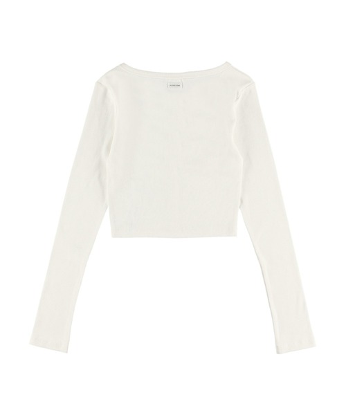 「ALEXIA STAM」 カーディガン L オフホワイト レディース_画像8