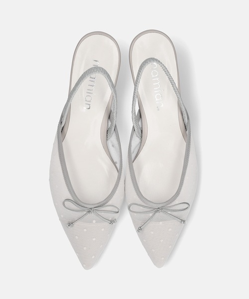 「MAMIAN」 パンプス L ライトグレー レディース_画像3