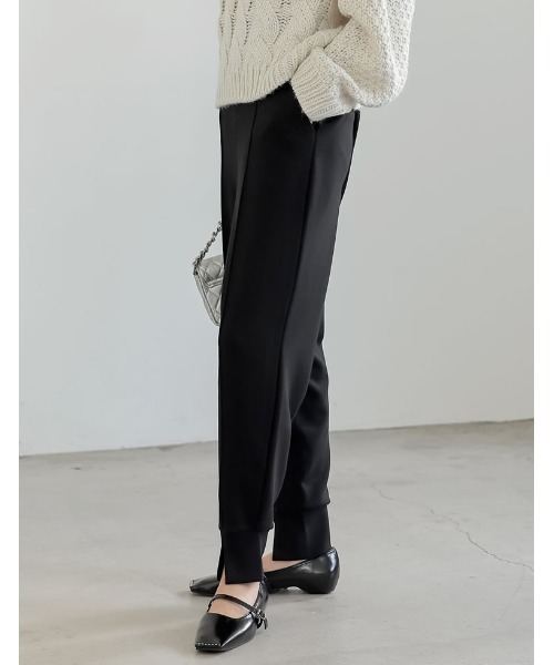 「Re:EDIT」 イージーパンツ LARGE ベージュ レディース_画像5