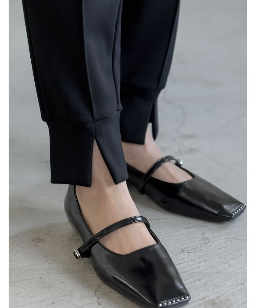 「Re:EDIT」 イージーパンツ LARGE ベージュ レディース_画像7