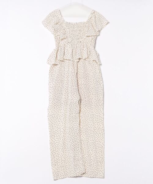 「flower」 オールインワン FREE ホワイト レディース_画像2