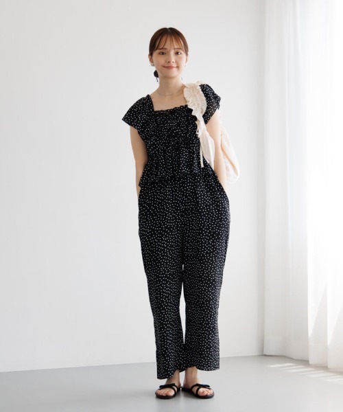 「flower」 オールインワン FREE ホワイト レディース_画像3