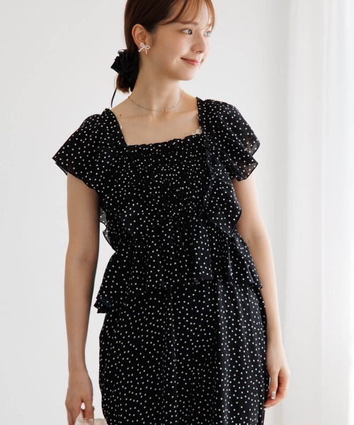 「flower」 オールインワン FREE ホワイト レディース_画像5