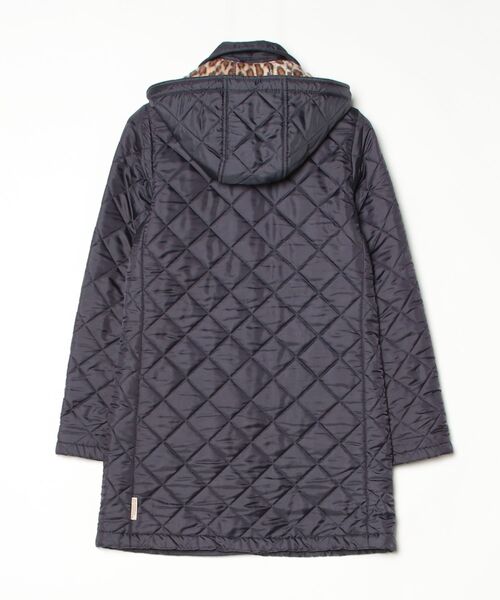 「Traditional Weatherwear」 キルティング中綿コート 34 ネイビー レディース_画像2
