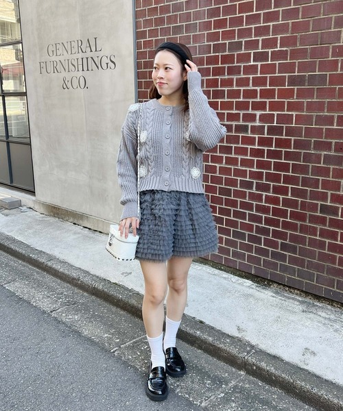 Mary♡♡売り切りSALE中♡◾️2点チュールSK 黒 ミニSKグレー frunco スカート チュールミニスカート : ZOZOTOWN Yahoo!店 - 通販