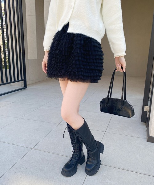 frunco スカート チュールミニスカート : ZOZOTOWN Yahoo!店 - 通販