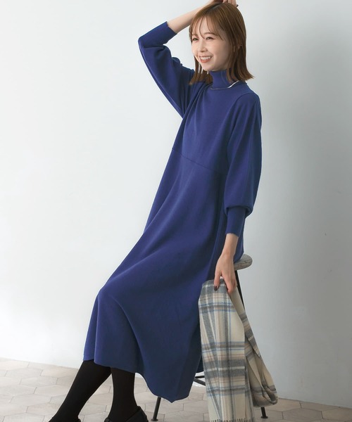 URBAN RESEARCH ROSSO WOMEN」 ニットワンピース FREE オレンジ