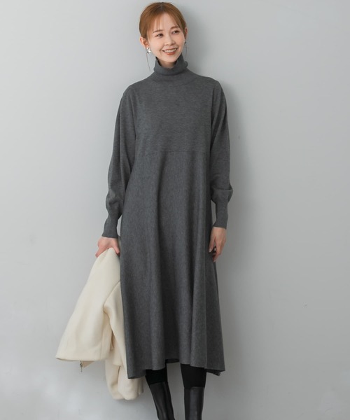 URBAN RESEARCH ROSSO WOMEN」 ニットワンピース FREE オレンジ