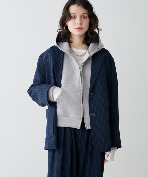 LARUTA（ラルータ） パーカー 「LARUTA」ダンボールダブルジップ