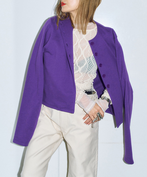 CITYSHOP（シティショップ） カーディガン SWEAT CARDIGAN：スウェット