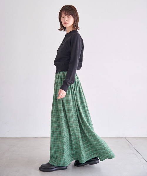 「meilmada」 ニットカーディガン FREE グレー レディース_画像4