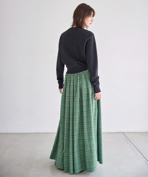 「meilmada」 ニットカーディガン FREE グレー レディース_画像5