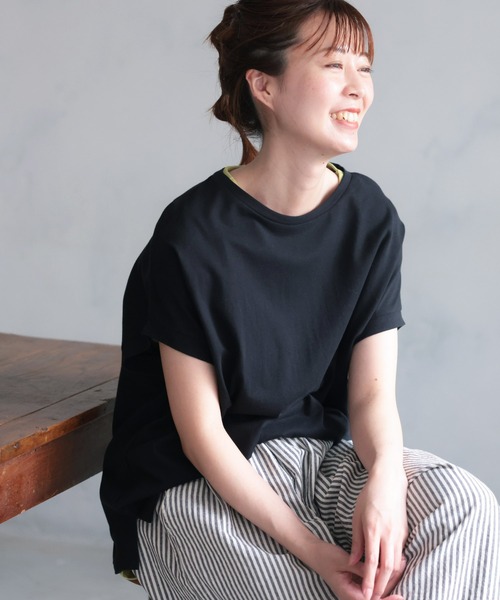 「soulberry」 半袖カットソー M レンガ レディース_画像5