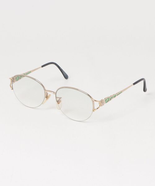 YSL イブサンローラン　眼鏡　めがね　メタルフレーム　ゴールド SAINT LAURENT サンローラン メガネ SL 555 OPT レディース ボストン型