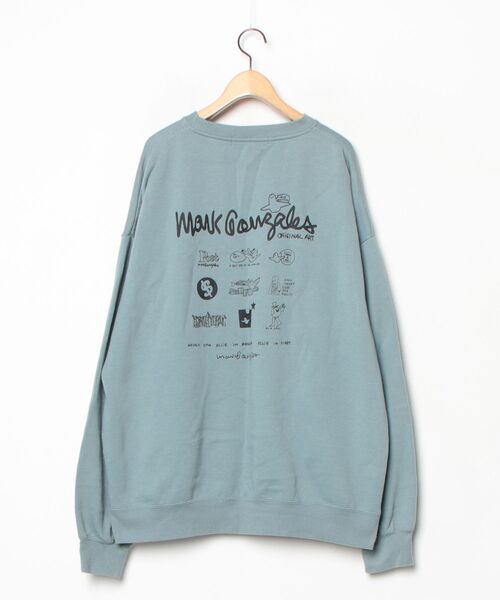 「Mark Gonzales」 スウェットカットソー X-LARGE グリーン系その他2 メンズ_画像2