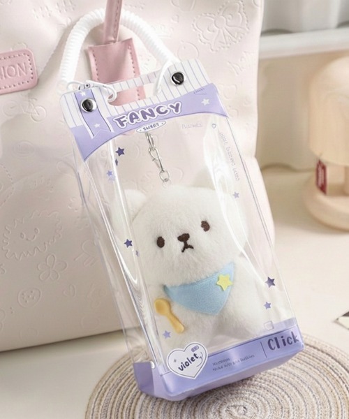 VIBGYOR ポーチ oshipic/推し活 推しぬい 保護ポーチ クリア デザイン