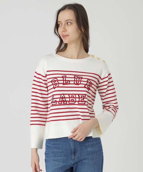 美品　BLUE LABELCREST BRIDGE ニット セーター　38 BLUE LABEL CRESTBRIDGE（ブルーレーベルクレストブリッジ） ニット