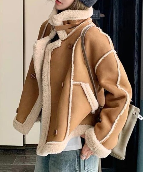 「GEMEDA」 ジャケット M ブラウン レディース_画像4