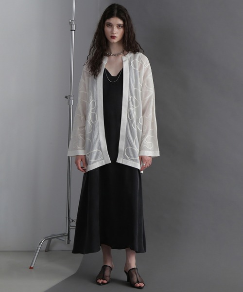 「ROSE BUD」 カーディガン ONE SIZE ブラック レディース_画像3