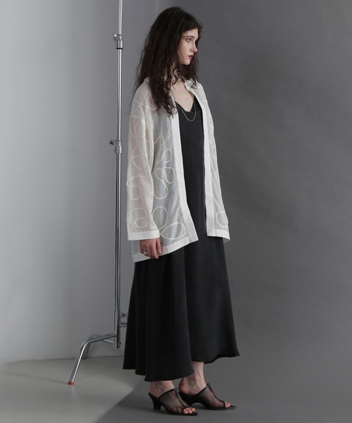 「ROSE BUD」 カーディガン ONE SIZE ブラック レディース_画像4