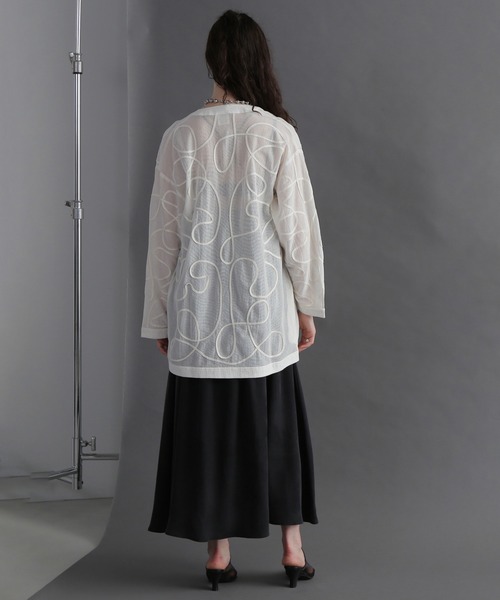 「ROSE BUD」 カーディガン ONE SIZE ブラック レディース_画像5