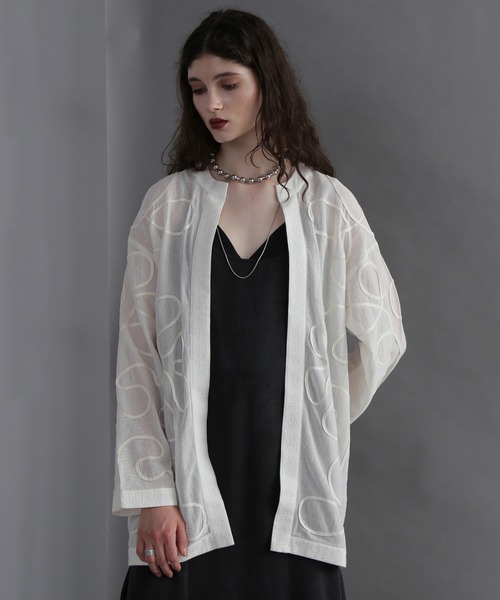 「ROSE BUD」 カーディガン ONE SIZE ブラック レディース_画像6