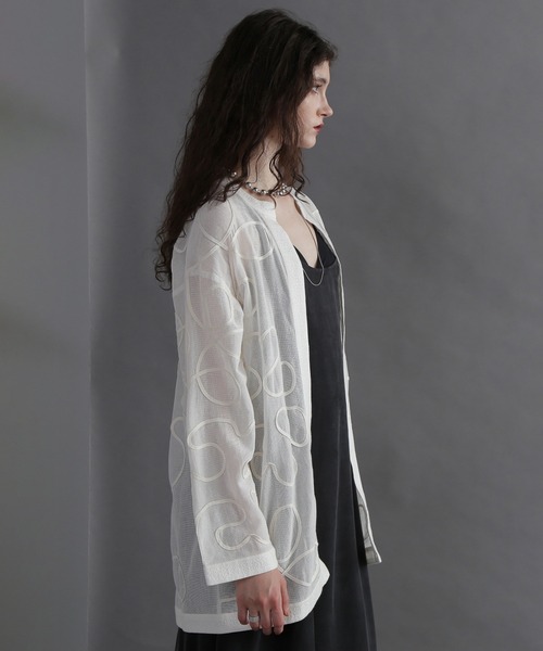 「ROSE BUD」 カーディガン ONE SIZE ブラック レディース_画像7