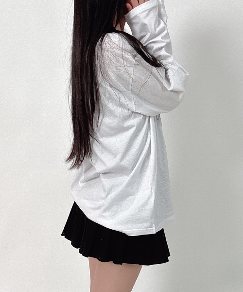 tシャツ フロントプリント Tシャツ ロンT 長袖 レディース : ZOZOTOWN