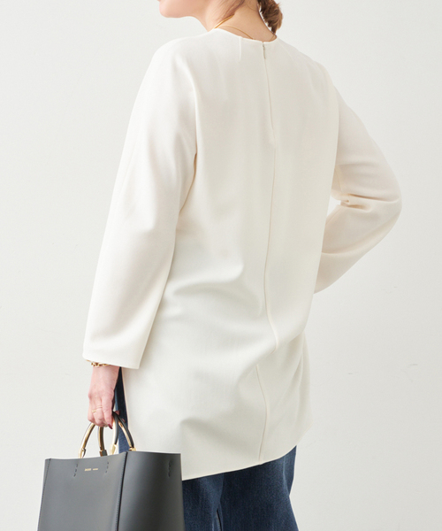 Deuxieme Classe トリアセジョーゼットオーバーブラウス Deuxieme Classe（ドゥーズィエムクラス）の「トリアセジョーゼット