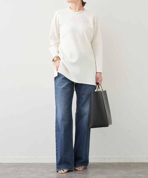 【美品】ドゥーズィエムクラス トリアセジョーゼット ドロップブラウス Deuxieme Classe（ドゥーズィエムクラス）の「トリアセジョーゼット