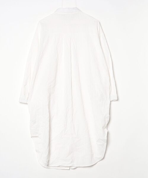 「VIBGYOR」 シャツワンピース FREE ホワイト レディース_画像2