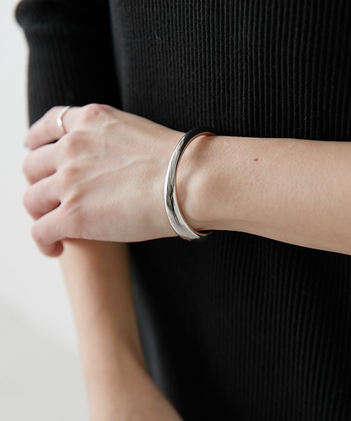 「PAPILLONNER」 バングル FREE シルバー レディース_画像2