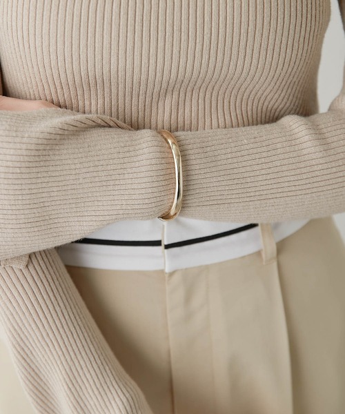 「PAPILLONNER」 バングル FREE シルバー レディース_画像4