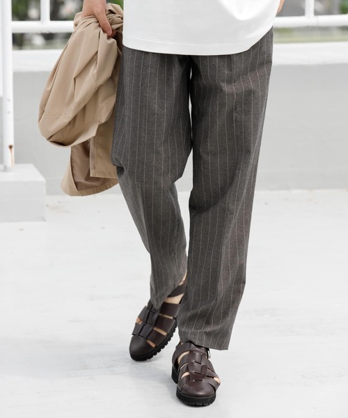 「URBAN RESEARCH ROSSO MEN」 スラックス MEDIUM チャコールグレー メンズ_画像2