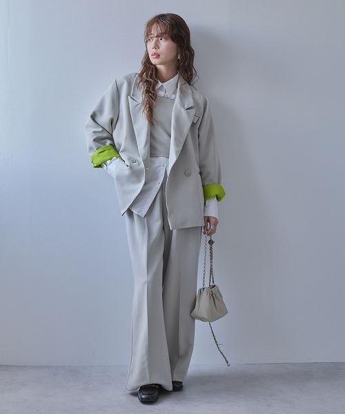 bohmal（ボマール） コート アウター ダブルボタンオーバーサイズ