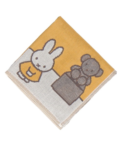 新品未使用。ミッフィー ガーゼ、ハンカチ100枚セット Miffy（ミッフィー） ハンカチ 3重ガーゼハンカチ ミッフィー美術館へ