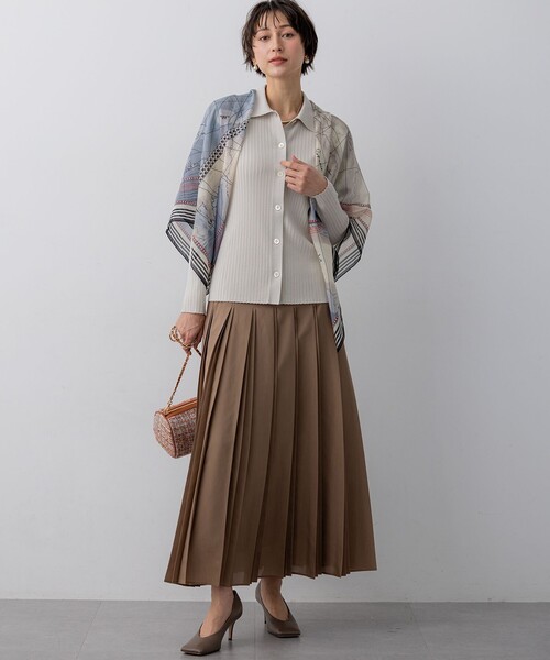 スカート グロッシープリーツ ロングスカート : ZOZOTOWN Yahoo!店