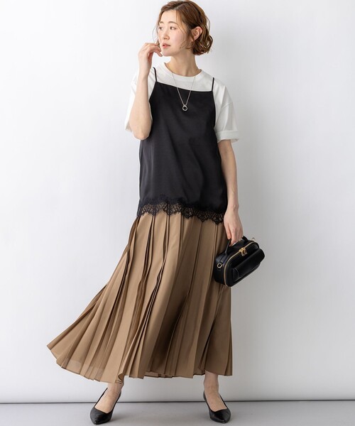 スカート グロッシープリーツ ロングスカート : ZOZOTOWN Yahoo!店