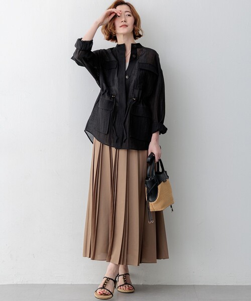 スカート グロッシープリーツ ロングスカート : ZOZOTOWN Yahoo!店