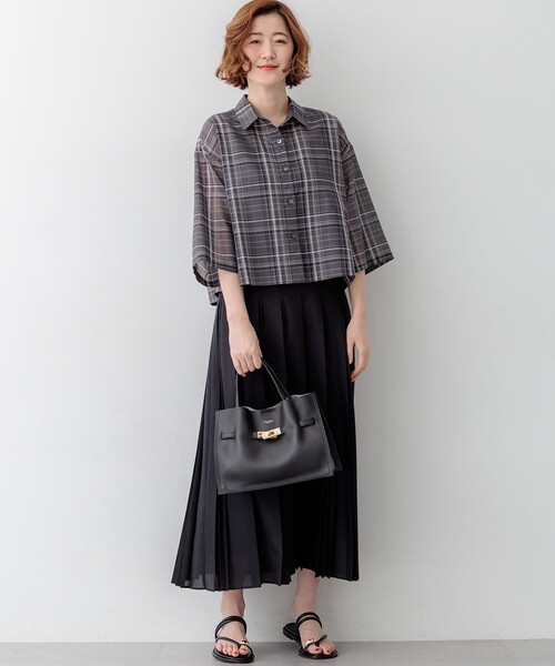 スカート グロッシープリーツ ロングスカート : ZOZOTOWN Yahoo!店