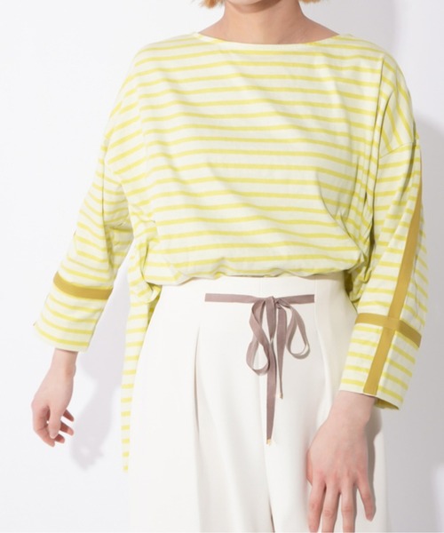 「LUCA/LADY LUCK LUCA」 7分袖カットソー FREE オフホワイト レディース_画像2