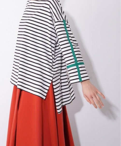 「LUCA/LADY LUCK LUCA」 7分袖カットソー FREE オフホワイト レディース_画像4