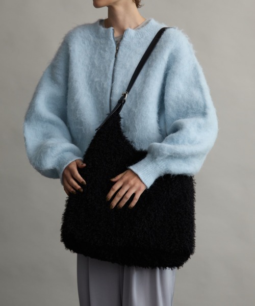 「Aunt Marie's」 ショルダーバッグ FREE グレイッシュベージュ レディース_画像4