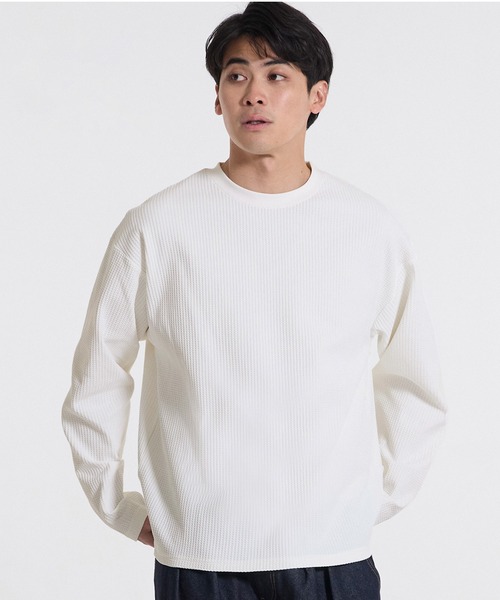 coca（コカ） tシャツ EAZY TEXワッフルロンT メンズ : ZOZOTOWN Yahoo