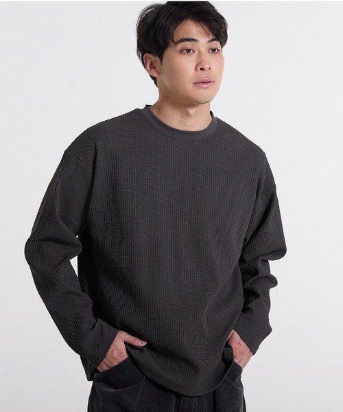 coca（コカ） tシャツ EAZY TEXワッフルロンT メンズ : ZOZOTOWN Yahoo