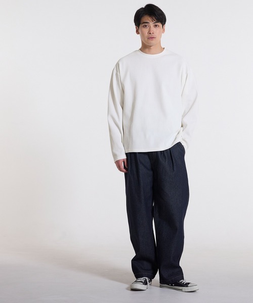 coca（コカ） tシャツ EAZY TEXワッフルロンT メンズ : ZOZOTOWN Yahoo