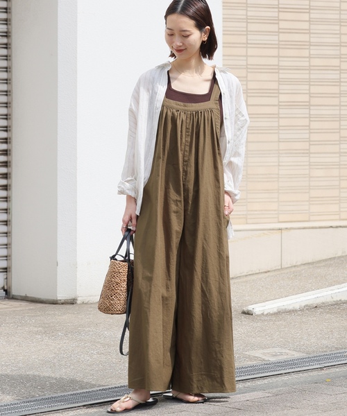 「JOURNAL STANDARD relume」 オールインワン FREE アイボリー レディースの画像
