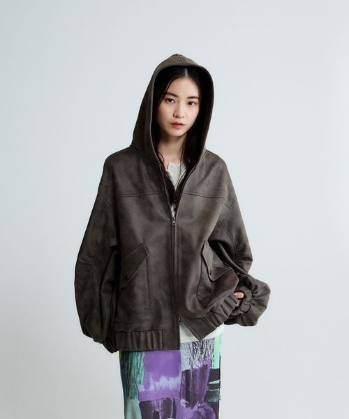 JEANASIS（ジーナシス） ブルゾン アウター モンスターフードブルゾン