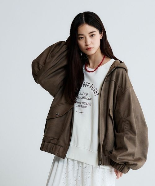 JEANASIS（ジーナシス） ブルゾン アウター モンスターフードブルゾン