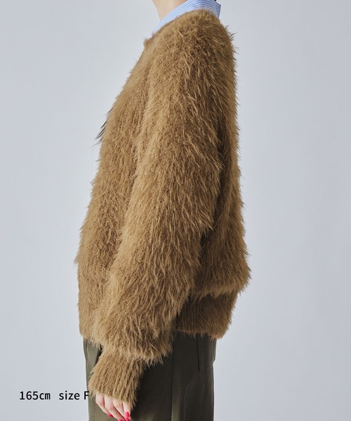 「M TO R」 長袖ニット FREE ブラック レディース_画像4